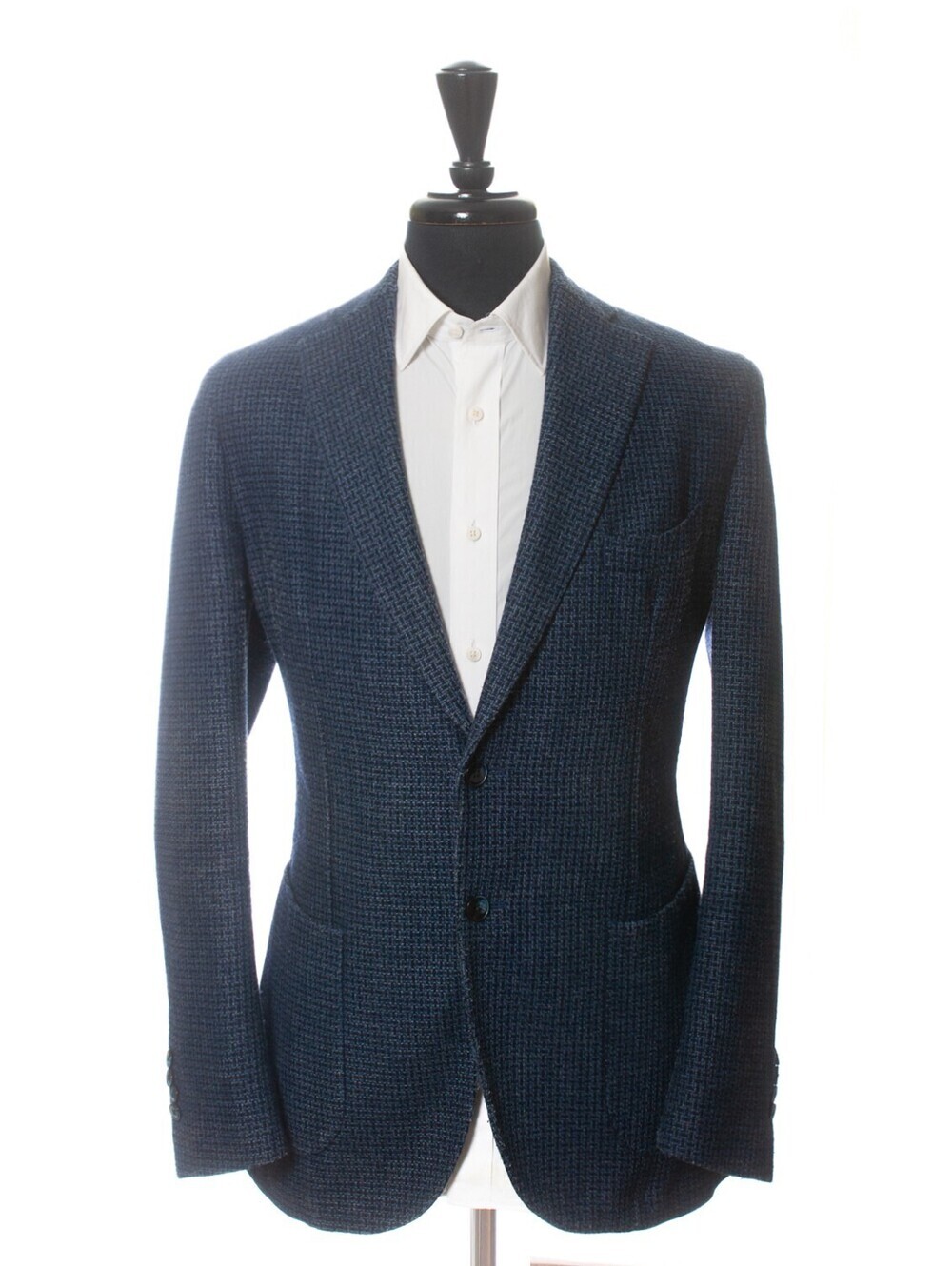 L.B.M. 1911 Dark Blue Check Blazer 29140